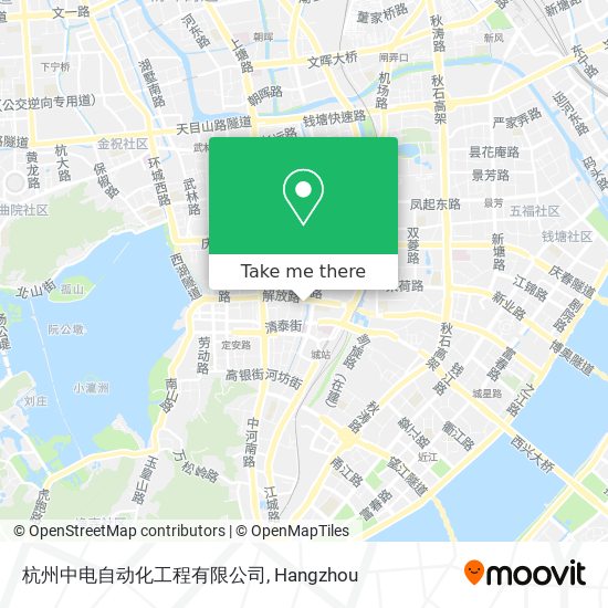 杭州中电自动化工程有限公司 map