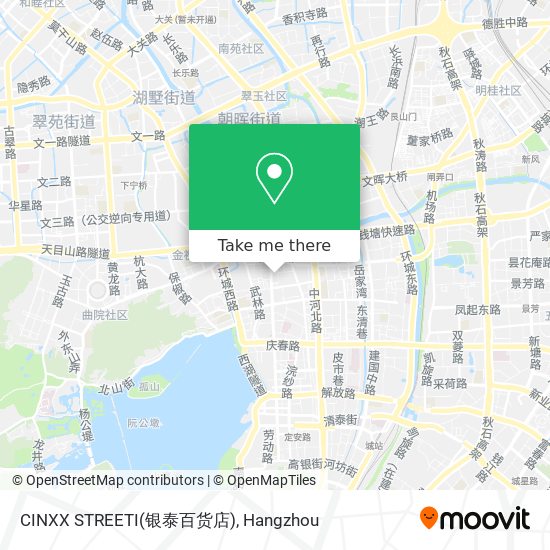 CINXX STREETI(银泰百货店) map