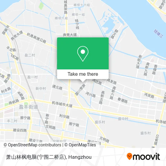 萧山林枫电脑(宁围二桥店) map