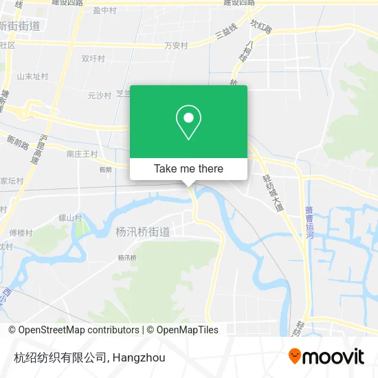 杭绍纺织有限公司 map