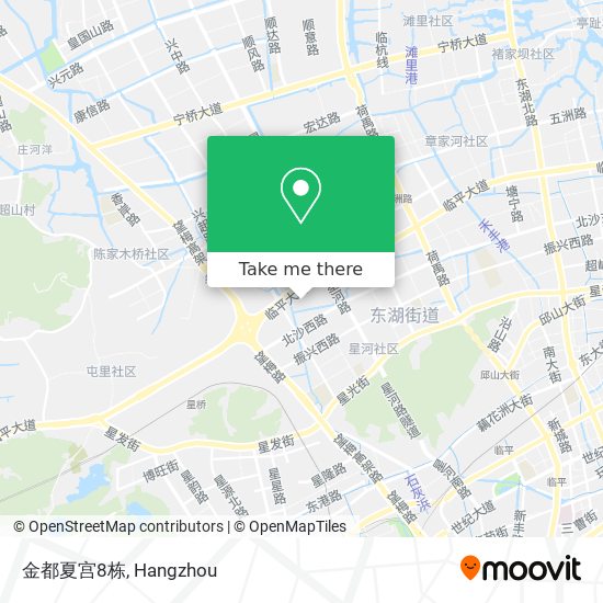 金都夏宫8栋 map