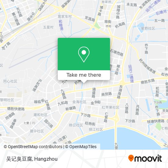吴记臭豆腐 map