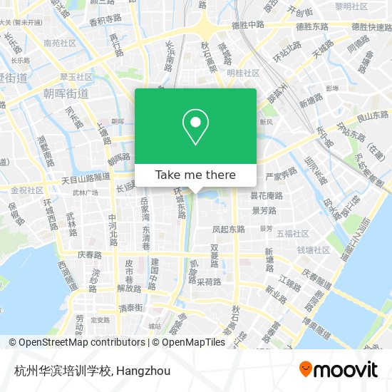 杭州华滨培训学校 map