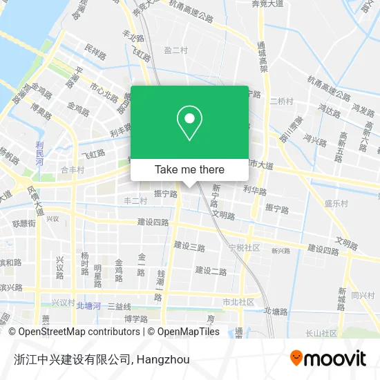 浙江中兴建设有限公司 map