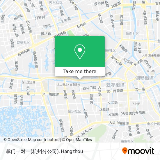 掌门一对一(杭州分公司) map