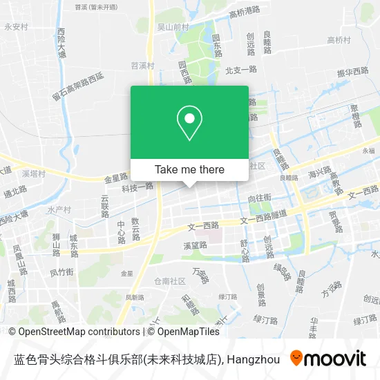 蓝色骨头综合格斗俱乐部(未来科技城店) map
