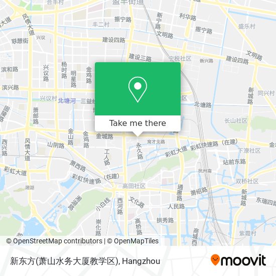 新东方(萧山水务大厦教学区) map