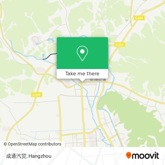 成通汽贸 map