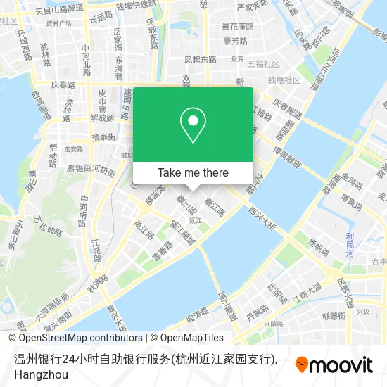 温州银行24小时自助银行服务(杭州近江家园支行) map