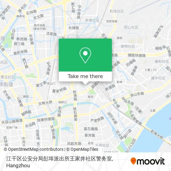 江干区公安分局彭埠派出所王家井社区警务室 map
