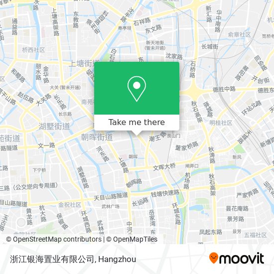 浙江银海置业有限公司 map