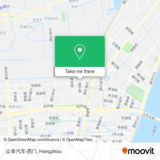 众泰汽车-西门 map