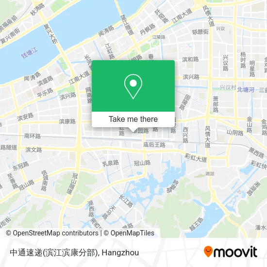 中通速递(滨江滨康分部) map