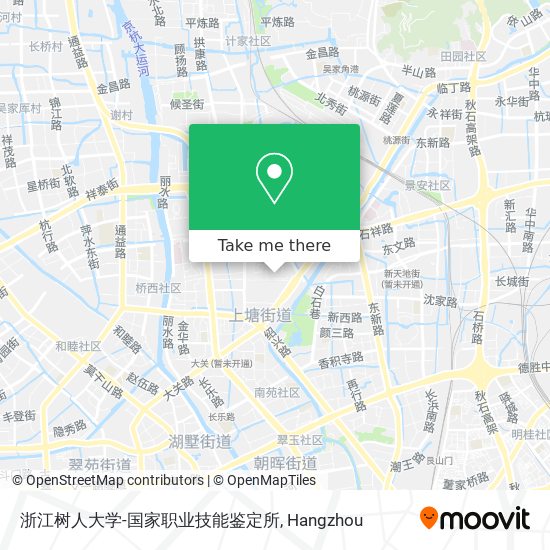浙江树人大学-国家职业技能鉴定所 map