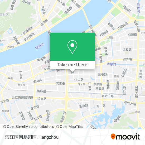滨江区网易园区 map