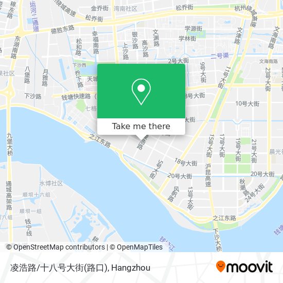 凌浩路/十八号大街(路口) map