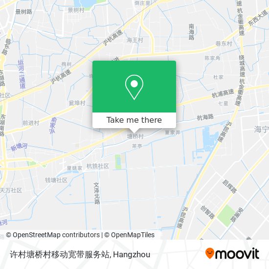 许村塘桥村移动宽带服务站 map