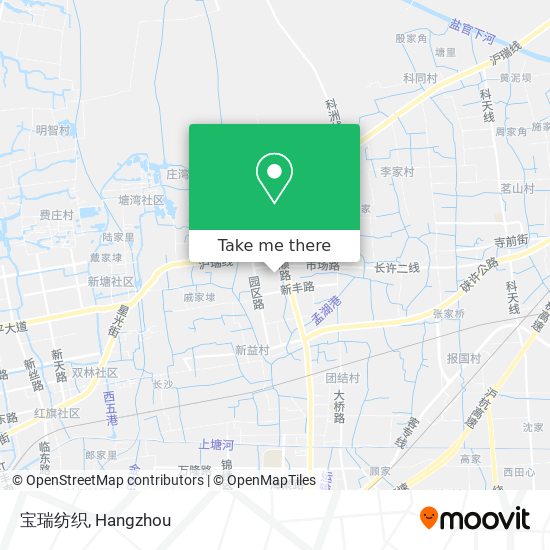 宝瑞纺织 map