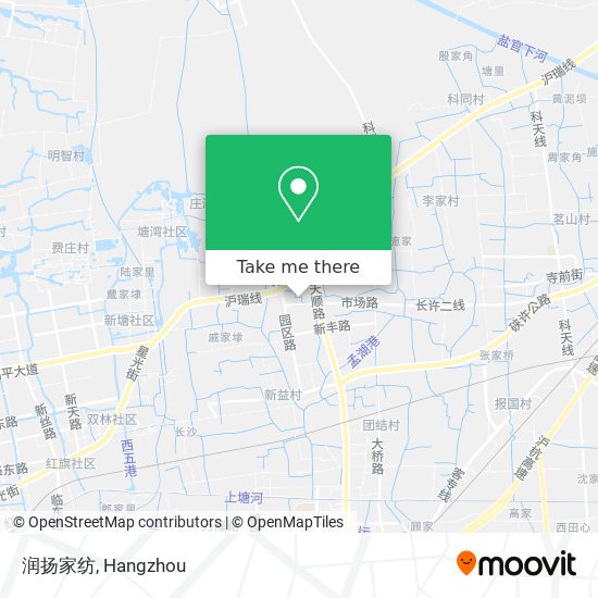 润扬家纺 map