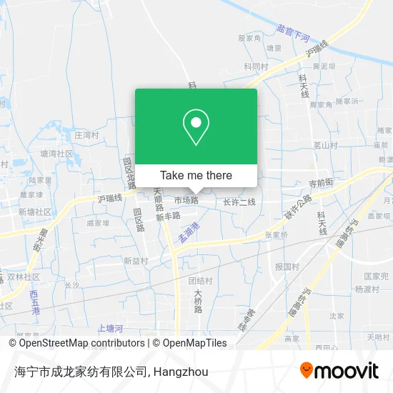 海宁市成龙家纺有限公司 map