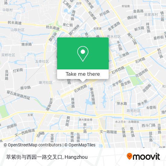 萃紫街与西园一路交叉口 map