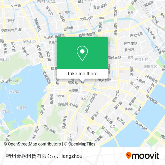 稠州金融租赁有限公司 map
