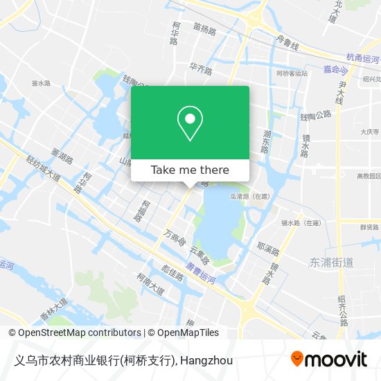 义乌市农村商业银行(柯桥支行) map