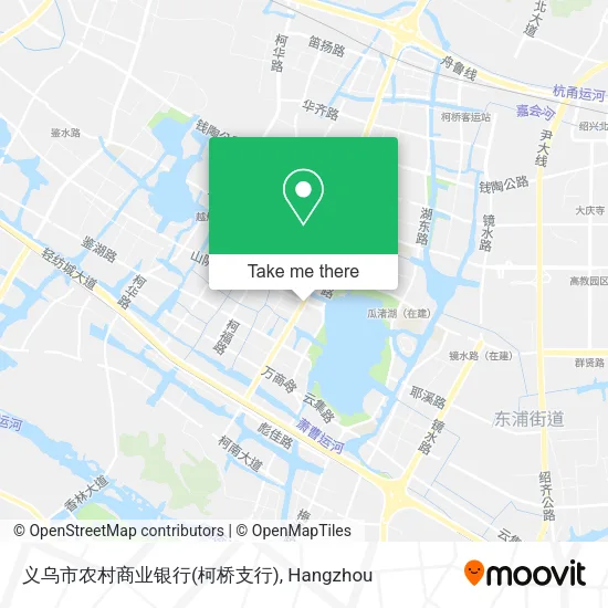 义乌市农村商业银行(柯桥支行) map