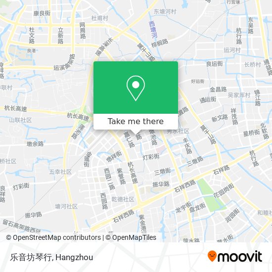乐音坊琴行 map