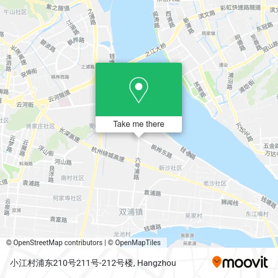 小江村浦东210号211号-212号楼 map