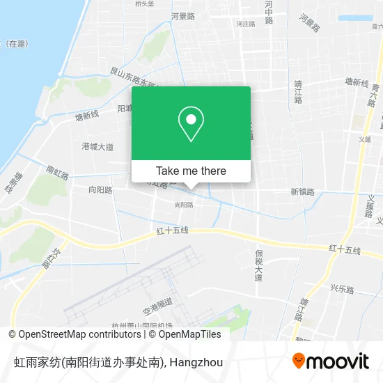 虹雨家纺(南阳街道办事处南) map