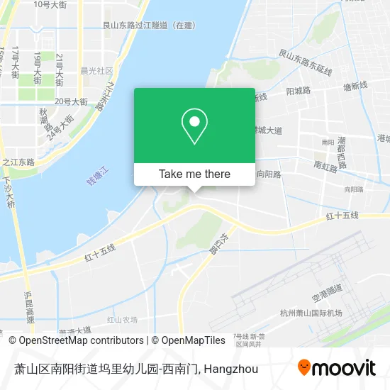 萧山区南阳街道坞里幼儿园-西南门 map