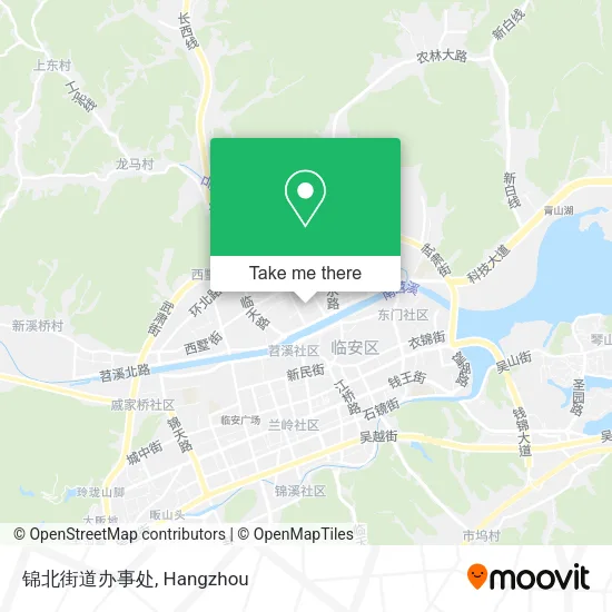 锦北街道办事处 map