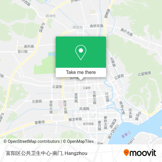 富阳区公共卫生中心-南门 map