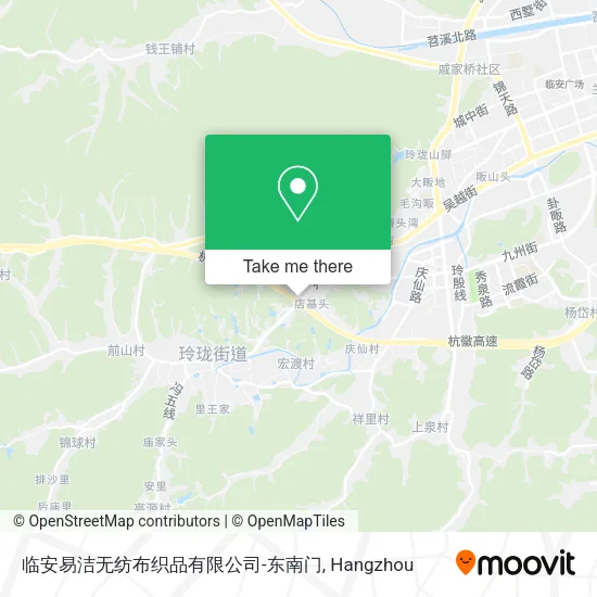 临安易洁无纺布织品有限公司-东南门 map