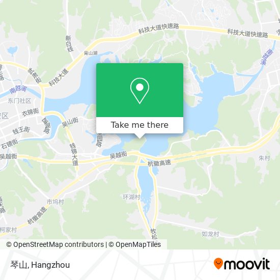 琴山 map