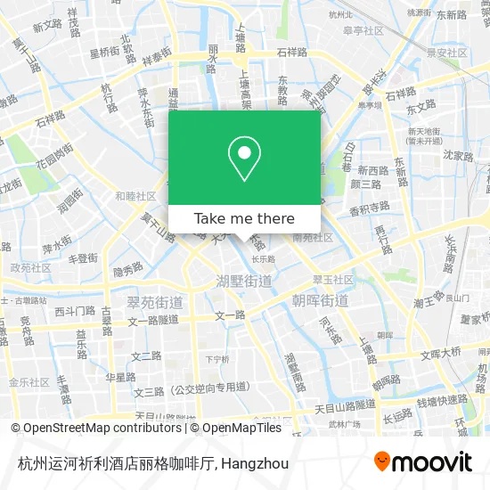 杭州运河祈利酒店丽格咖啡厅 map
