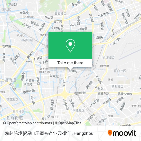 杭州跨境贸易电子商务产业园-北门 map