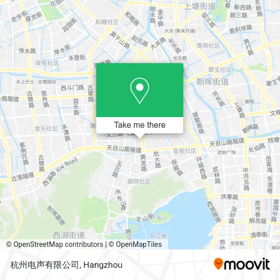 杭州电声有限公司 map