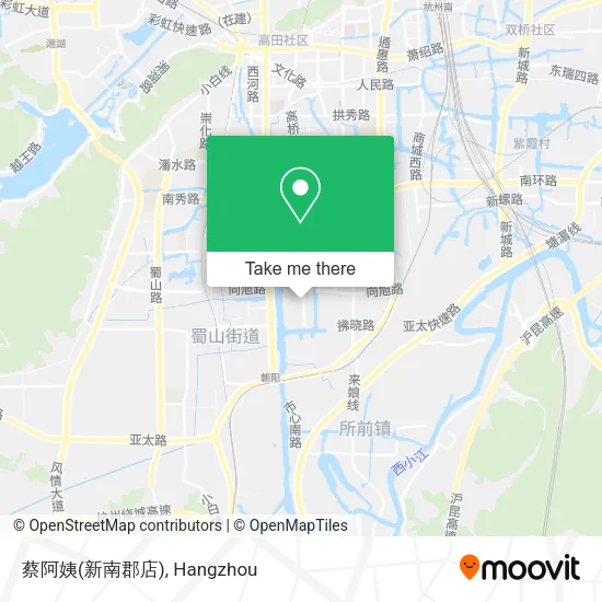 蔡阿姨(新南郡店) map