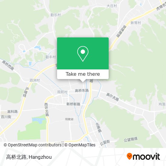高桥北路 map