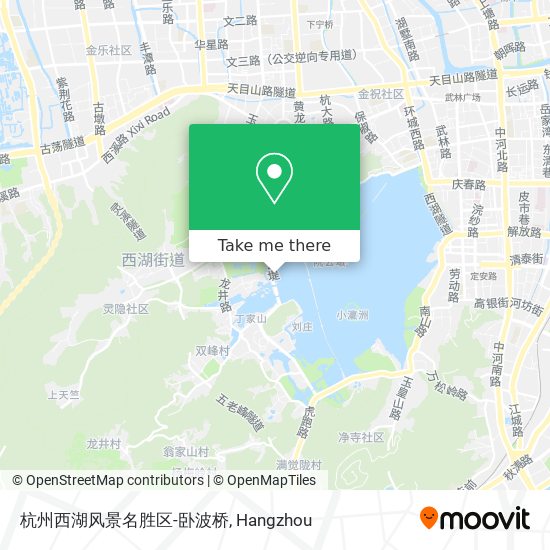 杭州西湖风景名胜区-卧波桥 map