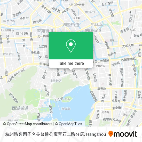 杭州路客西子名苑普通公寓宝石二路分店 map