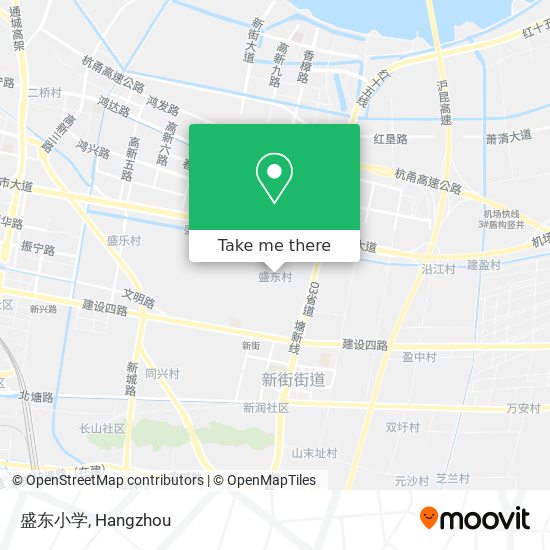 盛东小学 map