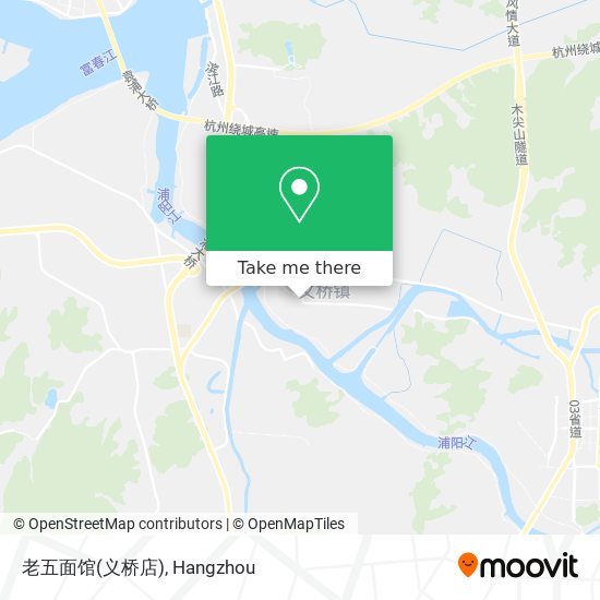 老五面馆(义桥店) map