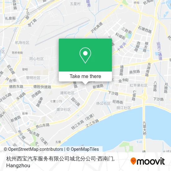 杭州西宝汽车服务有限公司城北分公司-西南门 map