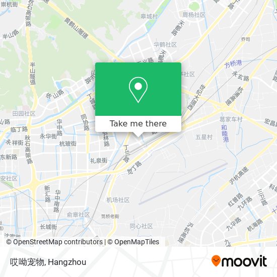 哎呦宠物 map