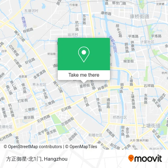 方正御星-北1门 map