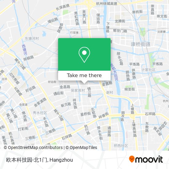 欧本科技园-北1门 map