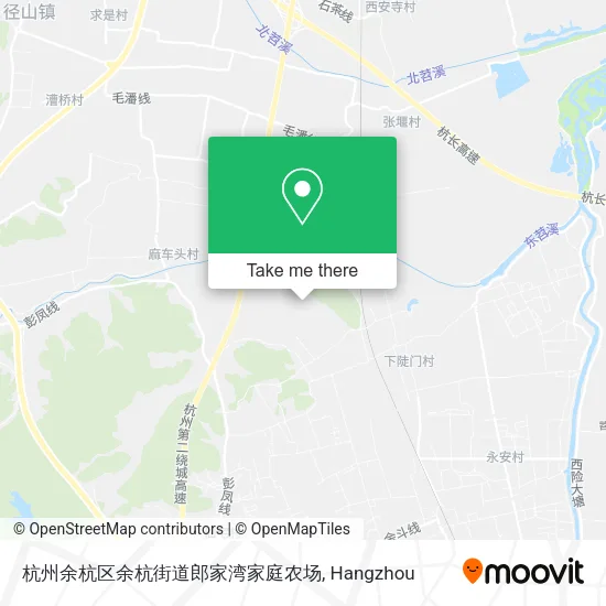 杭州余杭区余杭街道郎家湾家庭农场 map